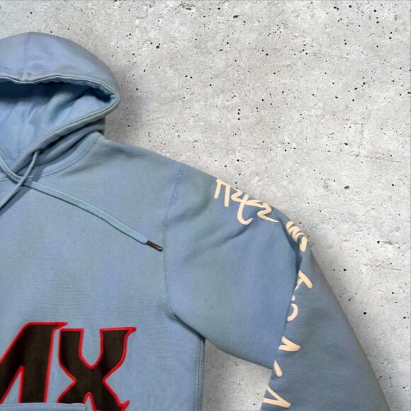 DMX x Shoe Palace ‘Here We Go Again’ Blue Hoodie Size Small Graphic Rap Hip Hop - Picture 3 of 14